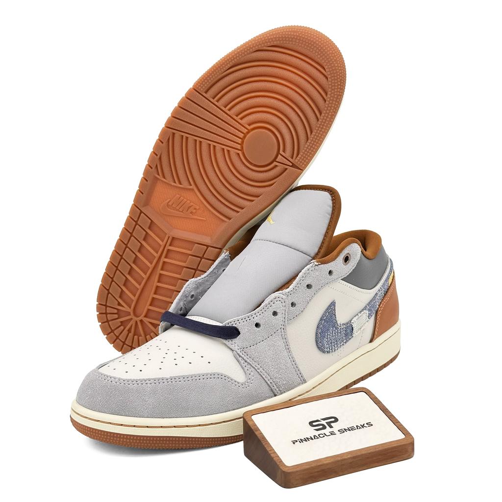 Air Jordan 1 SE Low Repaired Denim Swoosh Jordan 1 AJ1 Low Men's FZ5042-041