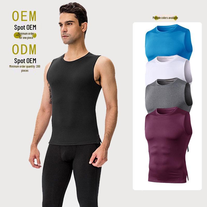 

Men s Sleeveless Quick-Dry Sports Tank for Running & Fitness XL синій