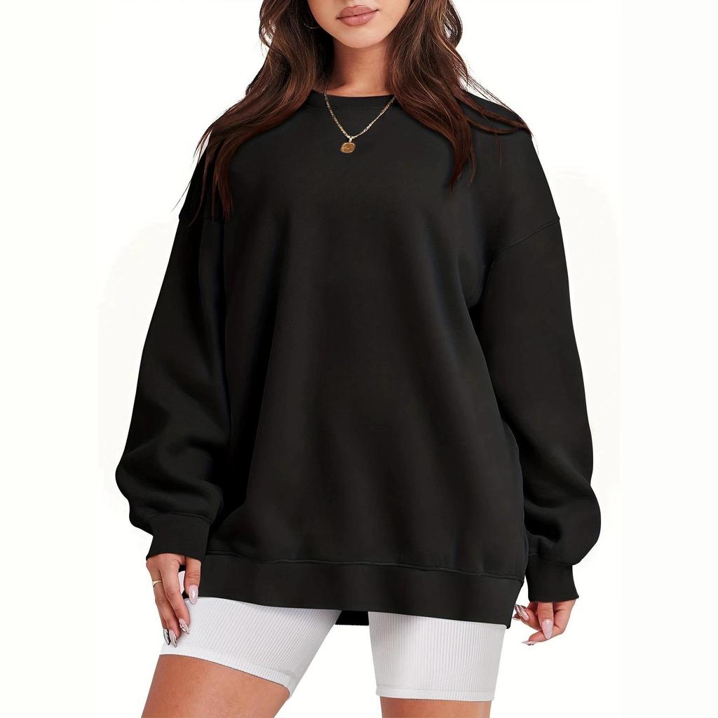 2023 Women's Oversized Loose Hoodie Sweatshirt - Long Sleeve, Round Neck, Casual Versatile Wear