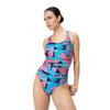 Speedo Damen Grafikdruck Racerback Badeanzug