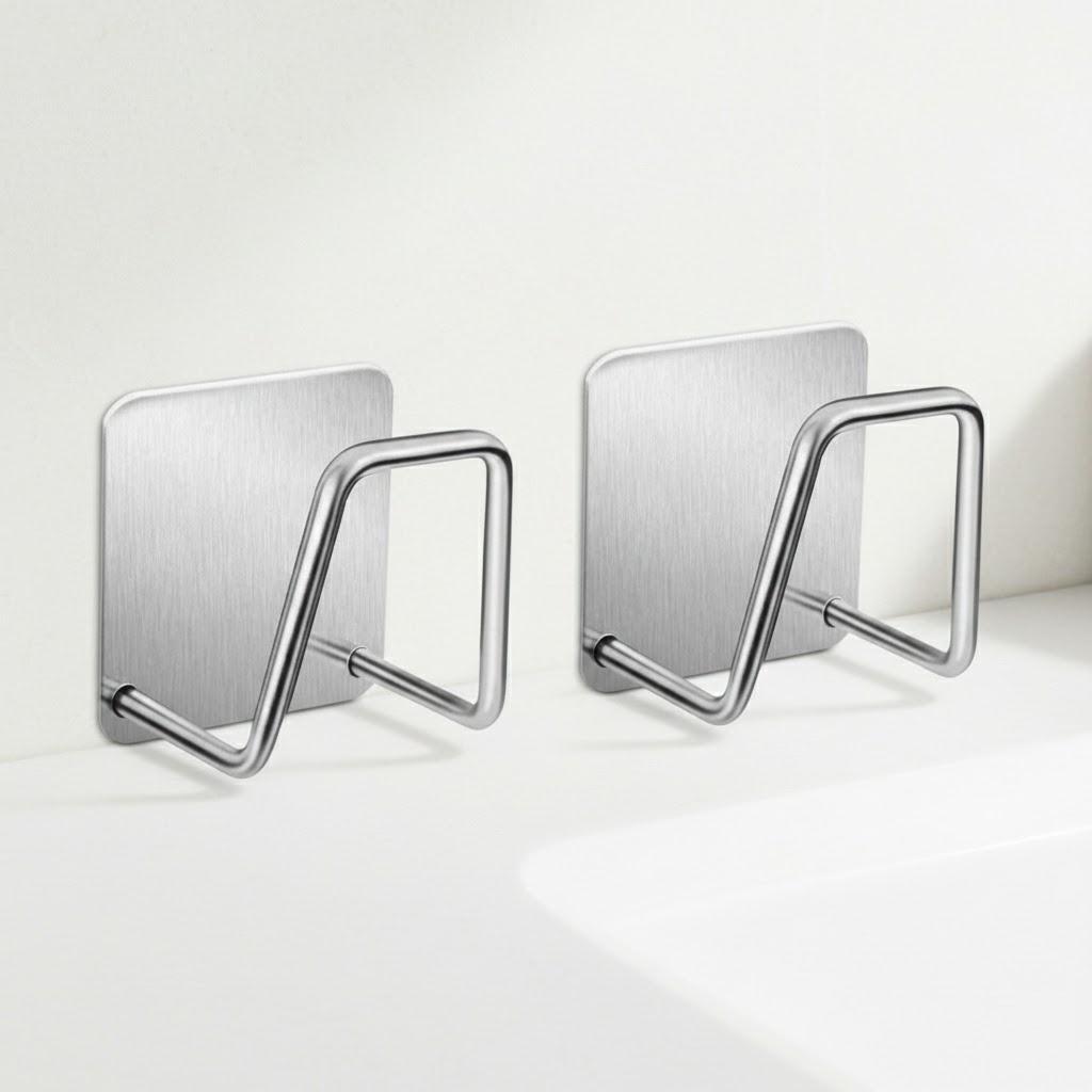 Porta Spugne da Cucina Scolapiatti con Ganci Organizer per Lavello Contenitore per Spugne Detergenti Accessori da Bagno