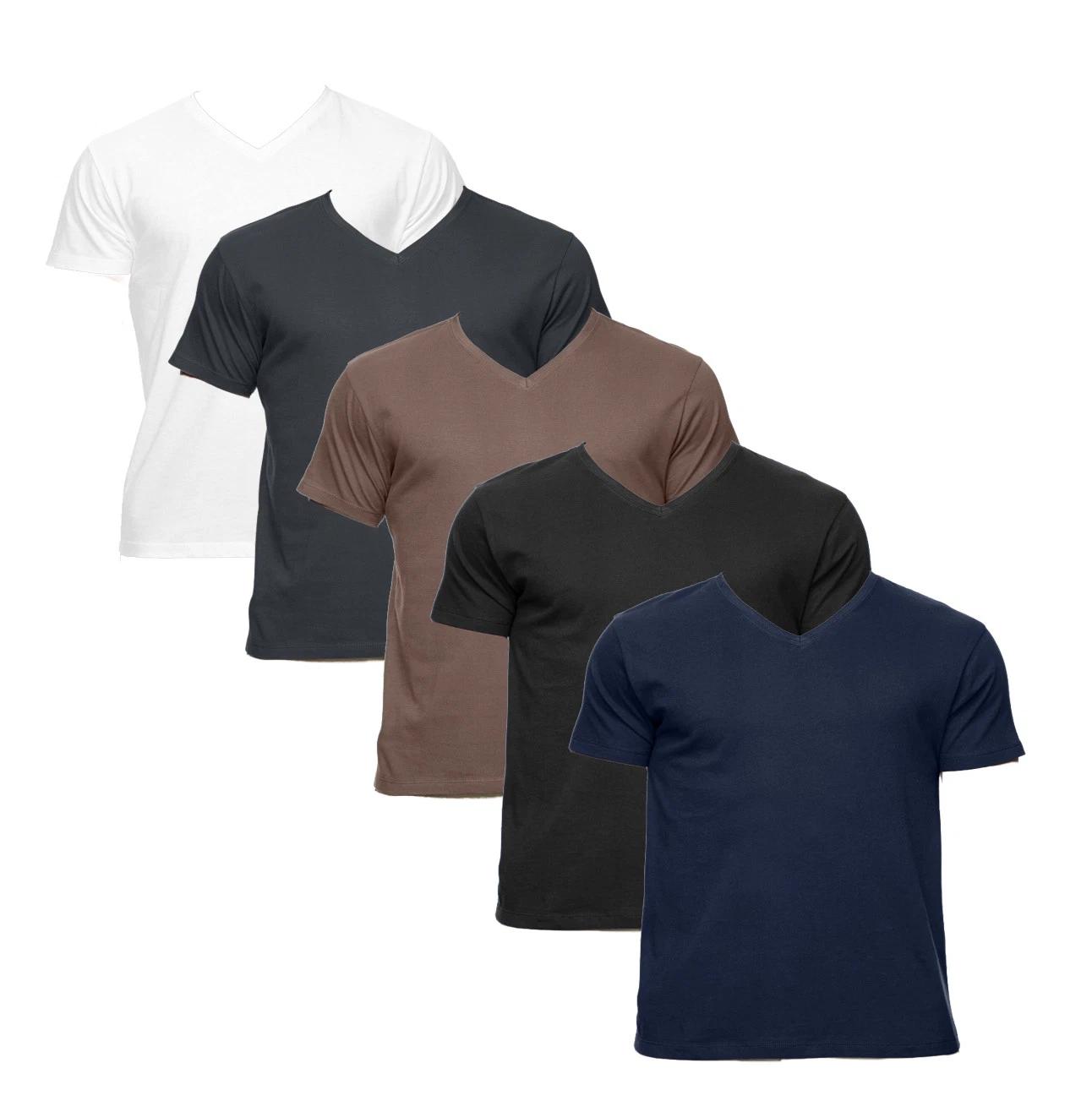 Econscious Men s 100% Organic Cotton Short-Sleeve V-Neck T-Shirt 4.4 oz M