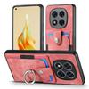 Luxury Leather Car Magnetic Wallet Case for Xiaomi Redmi Note 14 Pro Plus Ring Stand Card Slot Cover for Redmy Note14 Note14pro+