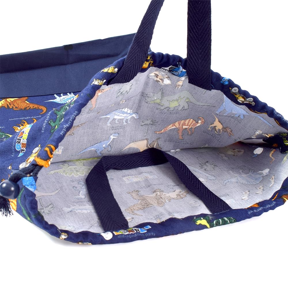 COLORFUL CANDY STYLE Quilted Entrance Dinosaur Continent Perfect for Preparing for Includes a Lesson Shoe Gym Clothes and Cup Bag for Boys 4-Piece