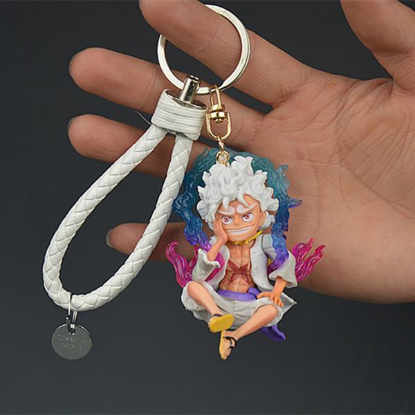 Piraten Schlüsselanhänger Geschenk: Blind Box Anime-Figuren - Monkey D. Luffy, Zoro, Chopper, Ace