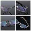 Vintage Business Bifocal Reading Glasses for Men Women Progressive Vision Anti-blue Light Eyewear Diopter Eyeglasses +1.0~+4.0