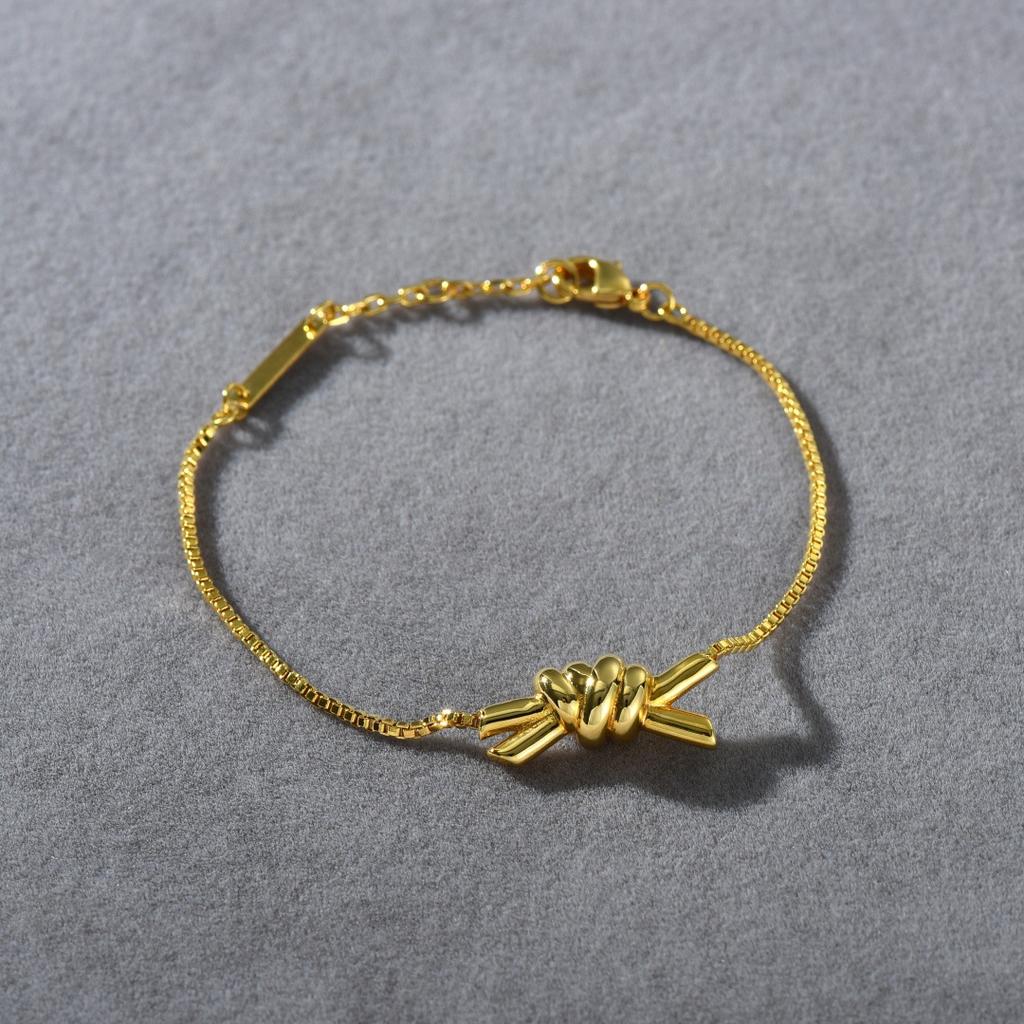 Stylish Niche Design, Advanced Daily Versatile Temperament, Personalized Creative Knotted Earrings, Bracelets, Necklaces