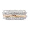 Glitzernder Strass-Lippenstifthalter mit Spiegel Lippenstiftdose Tragbarer Reise-Kosmetikbehälter Make-up-Organizer Aufbewahrung Geschenkbox