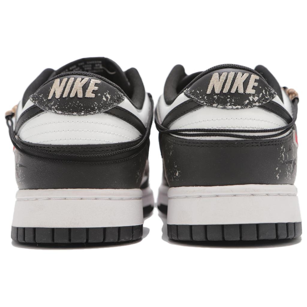 Nike Dunk Cushioning Low top Skateboard Shoes Women's Black Gold CW1590-100(Team82-S-BOX)