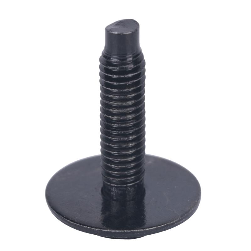 Car Trim Mounting Bolts 6 mm 50 Piece Kit, Galvanized Steel Panel Hardware for Wheel Well Liner, Underbody Cover and Mud Flap Reinstall