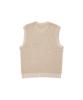 Stco V-Neck Knit Vest Beige (Oversized)_Skvua01Osd