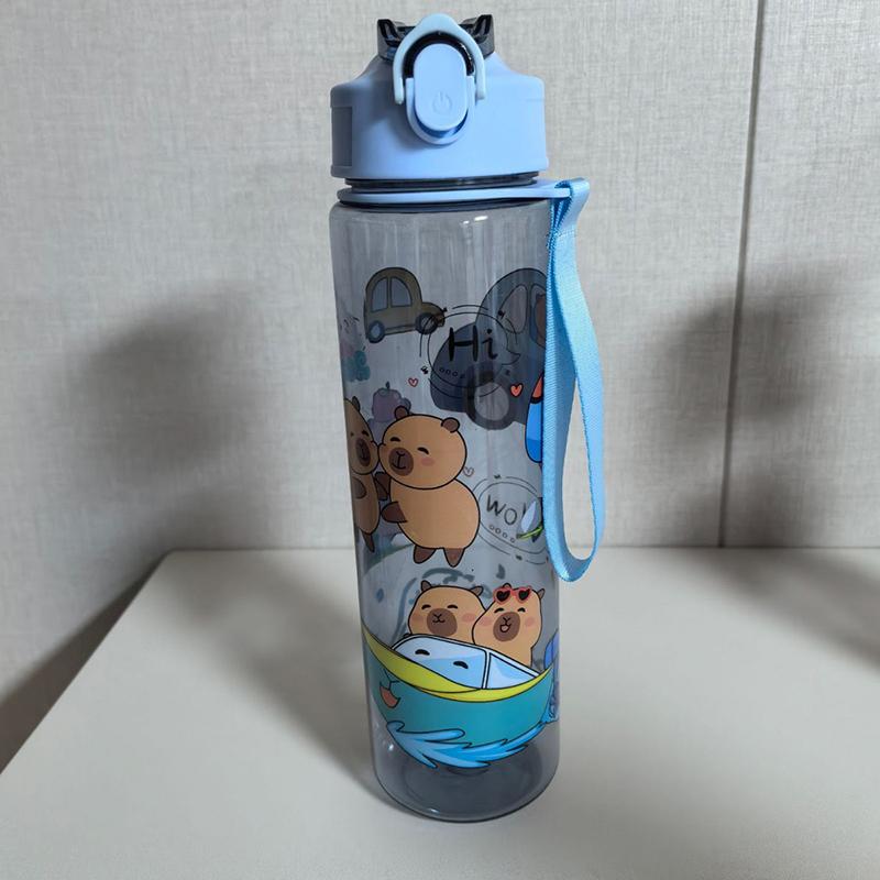 New Design Sense Niche With Straw Cup Plastic Large Capacity Kettle Fitness Cup