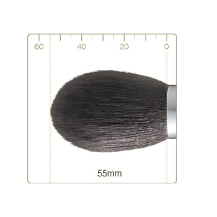 Kumano Brush (Makeup Brush) Chikuhodo Regular Series Powder Brush, Sokoho R-P1 Black Line Makeup Brush