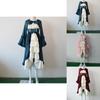 Elegant Medieval Retro Gothiced Court Dress With Square Neck And Bowknot For Women