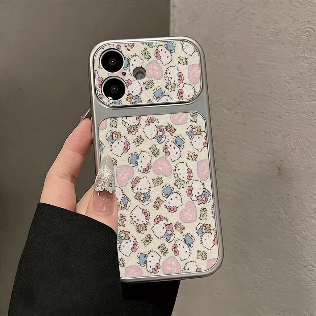 Seconds change for 17promax mobile phone case 16pro new 15 leather 14 large windows 13 cute 12x
