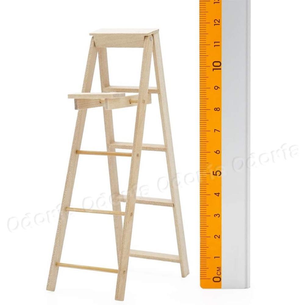 1/12 Miniature Ladder Dollhouse Furniture Accessories