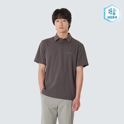 Quick-Dry Short-Sleeve Polo T-shirt Chocolate Khaki (S26MMTPS14)