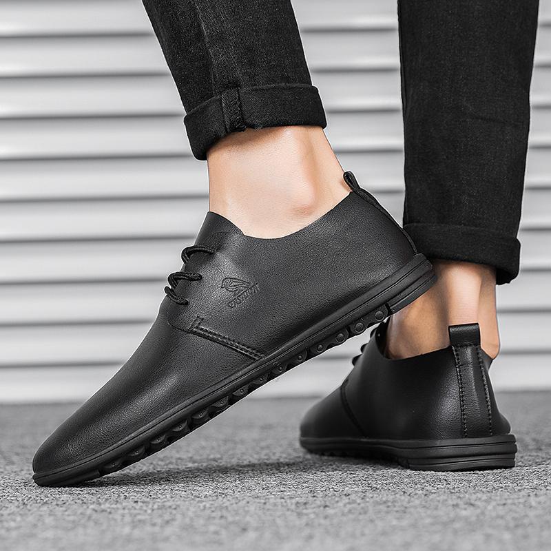 Модные мужские туфли на шнуровке — фото 6