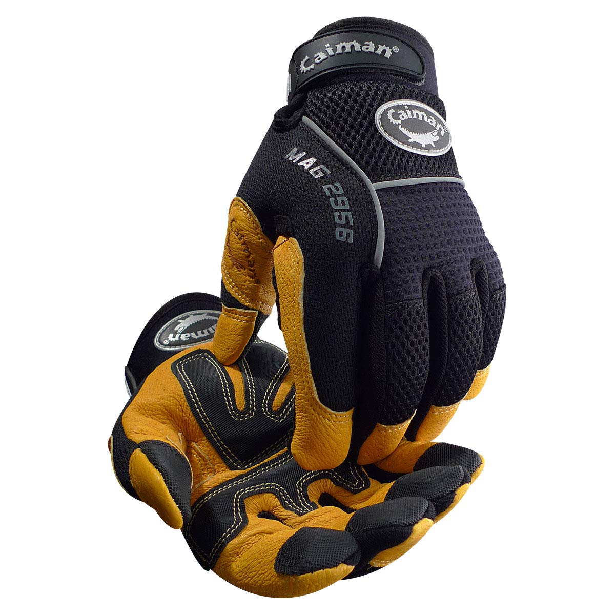 

Caiman Yellow Pig Grain GGrip Gloves Multi-Activity (Pig Leather) / Mechanic/Work (M)