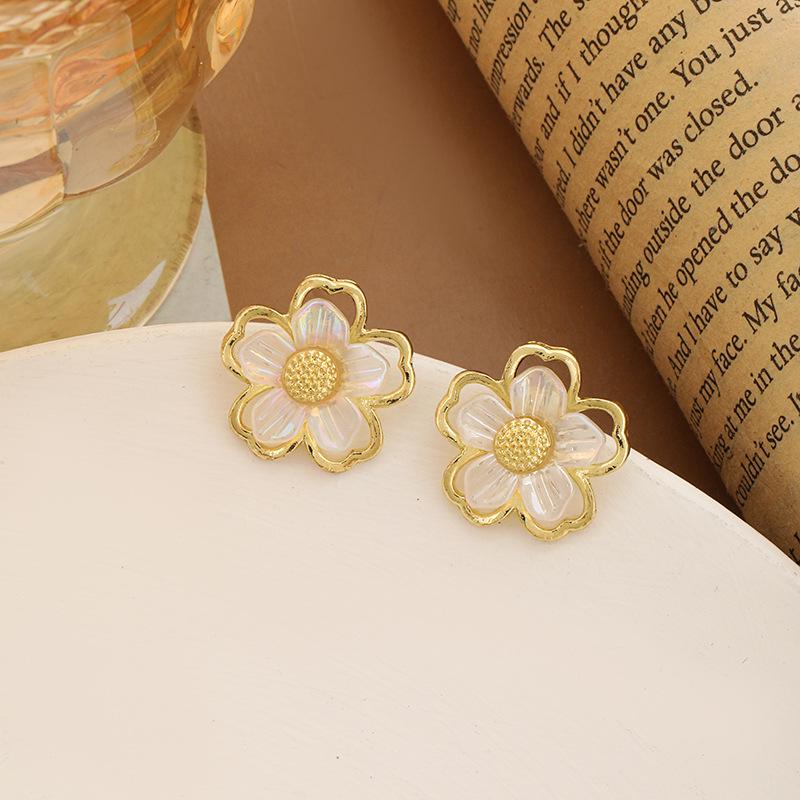 Geometric Korean Fashion Light Luxury Niche Stud & Dangle Earrings for Summer