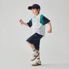 Boys' Geometric Color-block T-shirt & Shorts Sport Set
