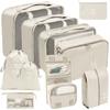 Packing Cubes for Suitcases 10Pcs Luggage Organizers Bags for Travel Waterproof Packing Cube Storage Bags for Suitcases