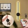Battery Operated Wall Sconce Wireless LED Light 5v  with Remote Control USB Rechargeable Wall Lights for Bedroom Living Room