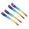 4 Pieces Duck Bill Alligator Clips Cutting Hair Clip Non Slip