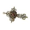 Unisex Steampunk Brooch Lapel Pin Cross Clock Badge Cosplay Alloy Lapel Pins Metal Pins Collar Brooch