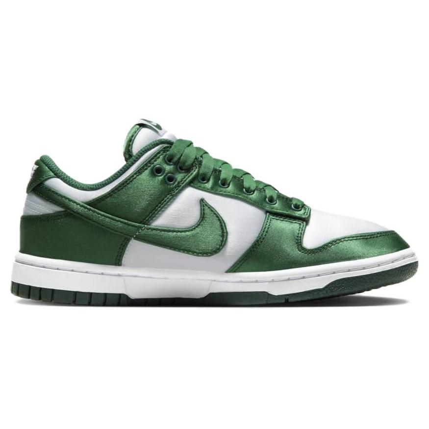 New Nike Dunk Low Michigan State Satin Women's DX5931-100