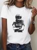 Unisexs Motorcycle Graphic TShirt Casual Crew Neck Breathable Soft Tee Top