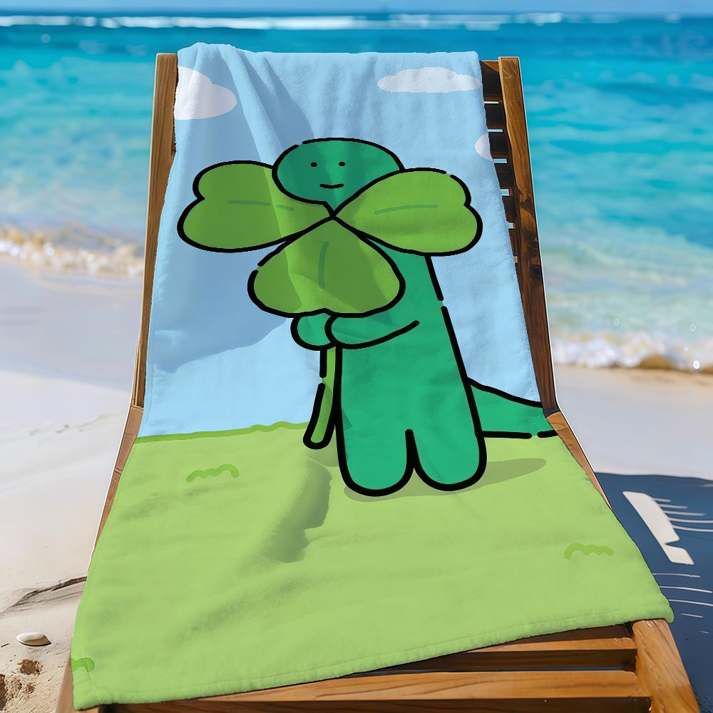 Cartoon J-Joguman-S Cute Towel Sports Quick Dry Travel Camping Gear Sandproof Soft Light Large Beach Towel