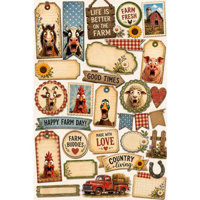 Metal Wall Poster, Agricultural Art, Decorative, 20x30cm