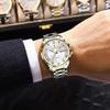 Casual Style Quartz Business Wrist Relojes 3ATM Water Resistant Stainless Steel Luminous  Watch for Men