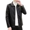 Handsome Men's Leather Jacket Men's Brand Fleece Warm Leather Jackets Men Autumn Winter New Trend Plus Size