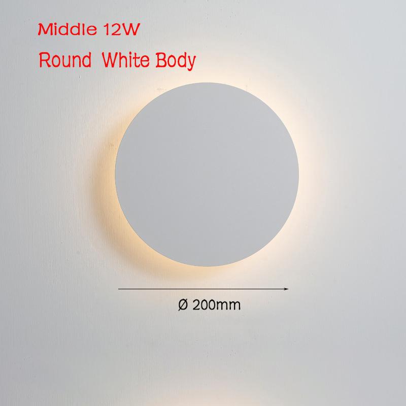 Indoor LED Wall Lamp Living Room Decoration Wall Light Home Lighting Aluminum Wall Lamp Fixture Loft Stair Light AC85-265V