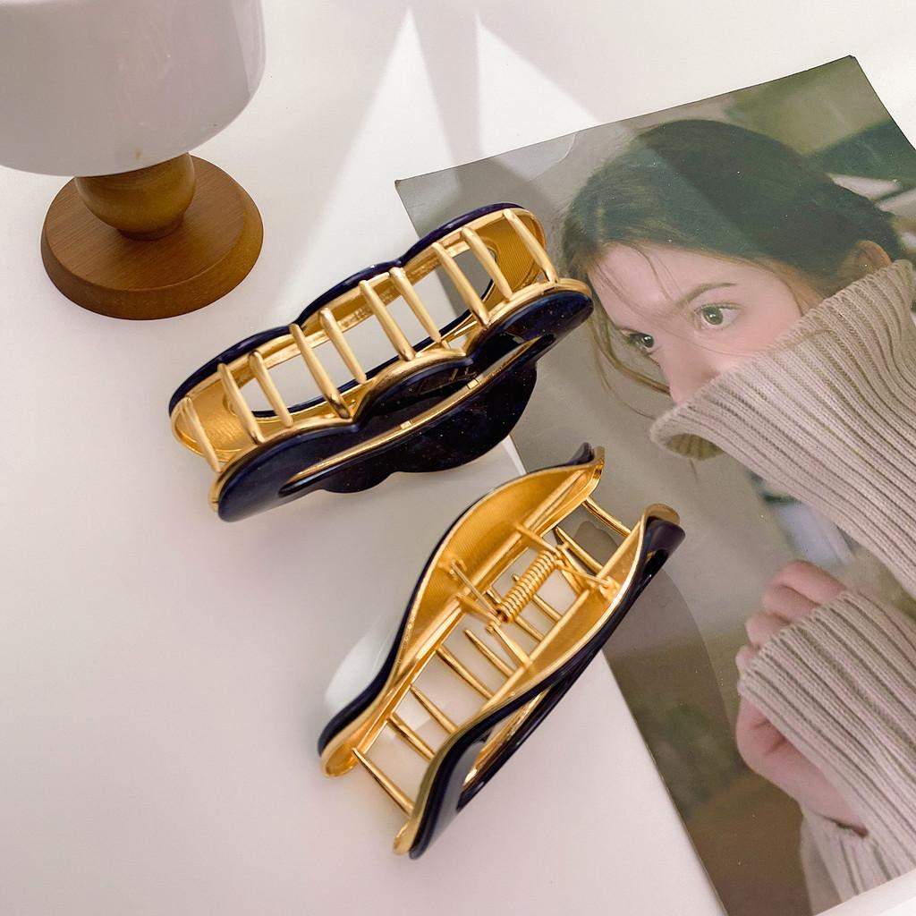 Große Elegante Minimalistische Haarspangen aus Hochwertigem Acryl für Frauen