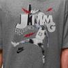 Jordan Round Neck Fashion Versatile Short Sleeve T-Shirt Men Tops Carbon-Gray Black HJ2930-091