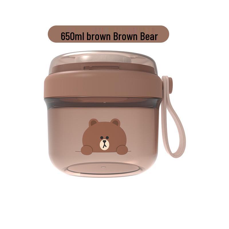 Portable Breakfast Cup with Lid & Spoon - Versatile for Salad, Oatmeal, Yogurt, or Overnight Meals