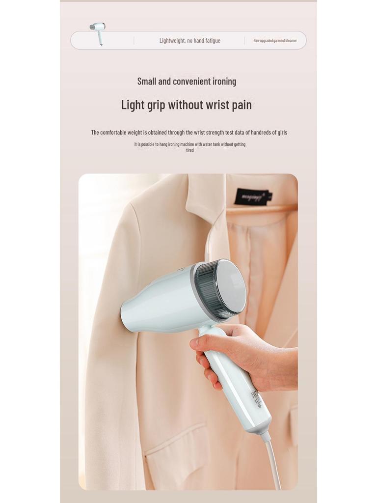 Portable Handheld Garment Steamer: Mini Travel Steam Iron Brush for Home and Cross-border Use
