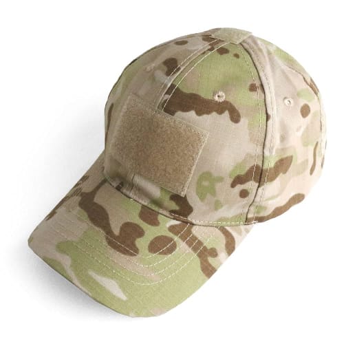 SHENKEL Multicam Allied Baseball Cap, One Size Fits All, with Velcro, Military Style