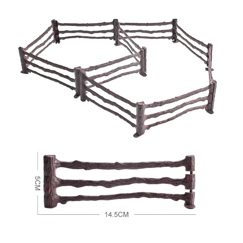 36Pcs Sand Table Farm Scene Playset Realistic DIY Toy for Fairy Garden