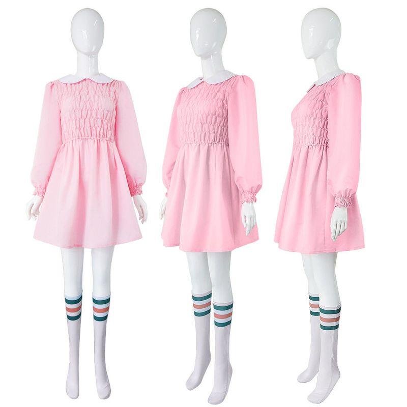 Stranger Things Cosplay Costume Eleven's Dress Cosplay Outfit
