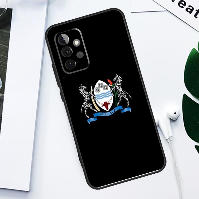 Botswana Flag For Samsung Galaxy A34 A54 A14 A55 A35 A15 A53 A33 A13 A05 A06 A16 A22 A32 A52 Phone Case