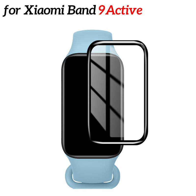 Smartwatch Screen Protectors for Xiaomi Miband 10 9Pro 8 9Active 3D Curved Flexible Anti-scratch Protective Films for Mi Band 10