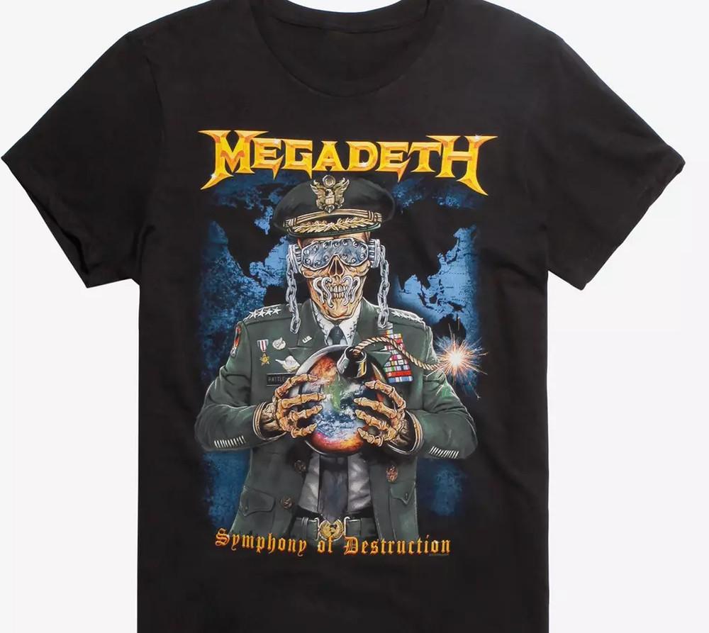 Megadeth Symphony Of Destruction Unisex T-Shirt All Size RI_232 Unisex T-Shirt XXXXL