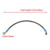 39-200cm Universal Braided Stainless Steel Motorcycle Brake Hose Line, AN3 Hydraulic Clutch Oil Pipe for ATV Dirt Pit Bike Street Racing