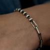 HARANG HR 234B_Half & Half Chain Bracelet