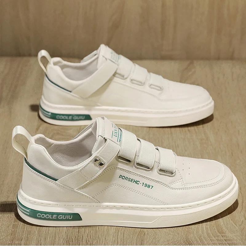 Fashion Men's Shoes Spring and Autumn 2024 New Fashionable Leather Waterproof Board Shoes,lightweight and Breathable Casual Sports Shoes