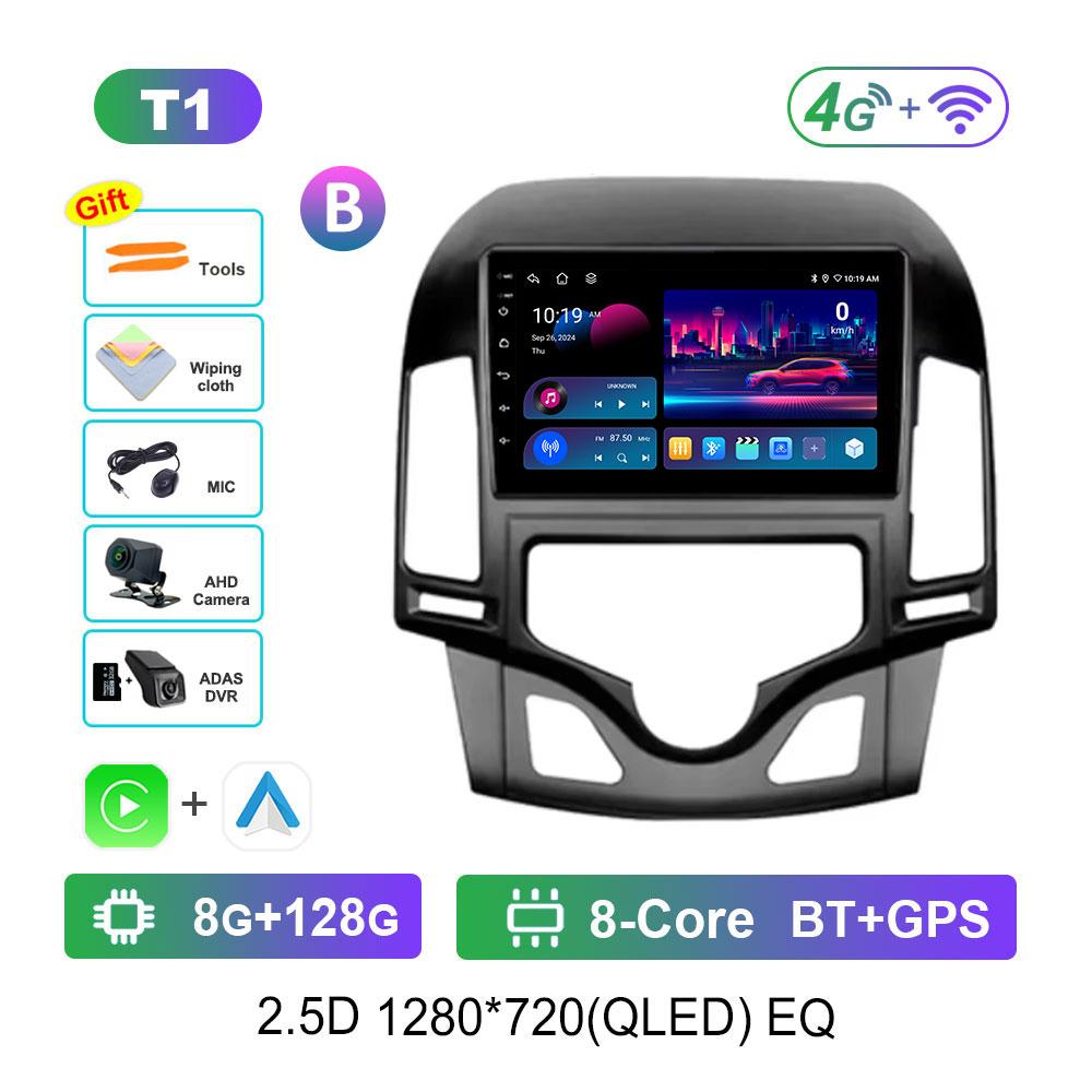 Android OS Car Radio Multimedia Player for Hyundai I30 2006 - 2011 WiFi GPS Navigation DSP Stereo Split Screen BT Head Unit